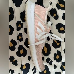 Pink Adidas, need a good cleaning but really good shoes.